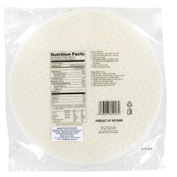 Feuille de riz 28cm pour rouleaux printemps 3 Bambou Vietnam 340g