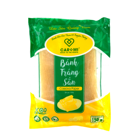 Feuille de manioc Banh trang san CAROMI 150g Vietnam