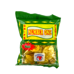 Salted plantain crisps NUMBER ONE 85g COSTA RICA