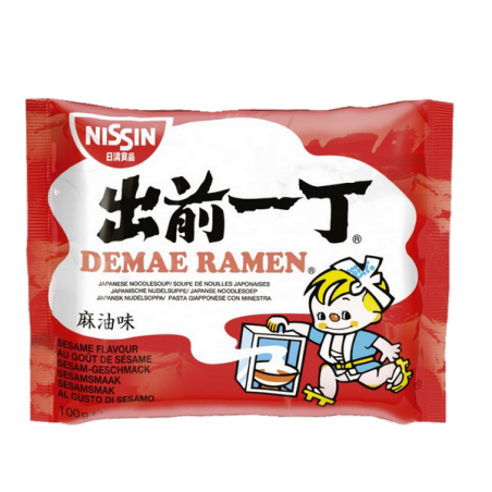 Mì Mè Ramen Demae NISSIN thùng carton 30x100g Hungary