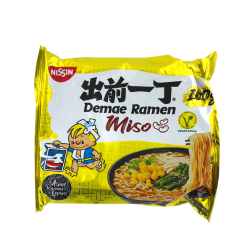 Soupe nouille ramen Demae miso NISSIN 100g Hongrie
