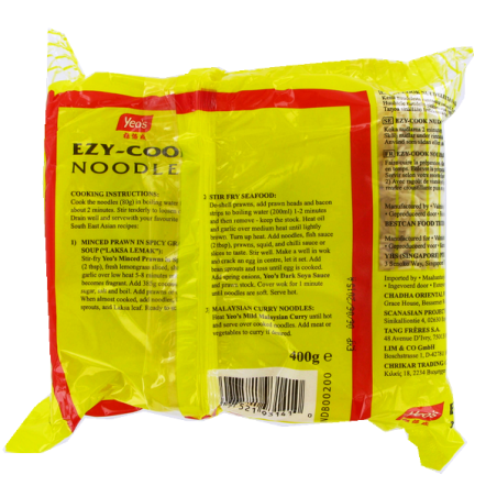 Mì Ezy-cook YEO'S 400g Malaysia