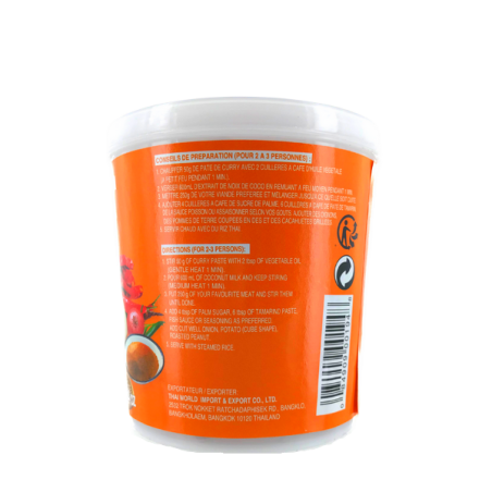 Pâte de curry matsaman COCK 400g Thailande
