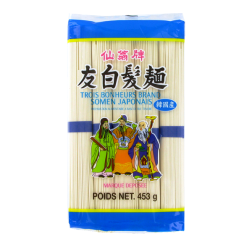 Fideos Somen Tomoshiraga japonés de TRES ENCANTOS 453g Corea