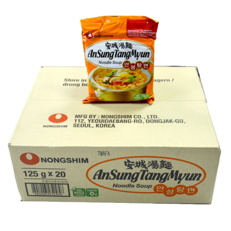 Phở cay Ansungtangmyum NONGSHIM Carton 20x125g Hàn Quốc