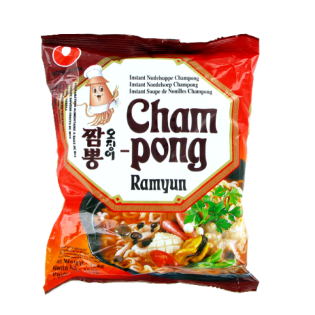 Sopa de fideos Champong ramyun NONGSHIM 124g Corea