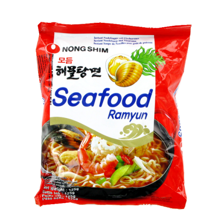 Hải sản Ramyun NONGSHIM Carton Noodle Soup 20x125g Hàn Quốc