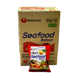 Hải sản Ramyun NONGSHIM Carton Noodle Soup 20x125g Hàn Quốc