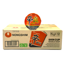 Suppe, nudel-Shin Ramyum NONGSHIM cup Karton 12x68g Korea