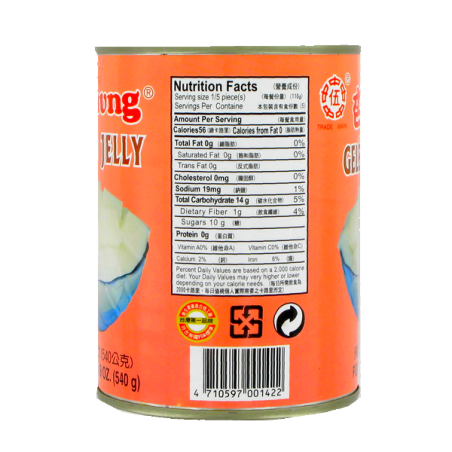 Thạch hạnh nhân WU CHUNG 540g Trung Quốc