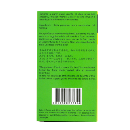 Thé Mange Moins (Coupe faim minceur) 40g Chine