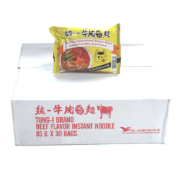 Sopa de fideos presidente booeuf TUNG-me cartón 30x85g Taiwán