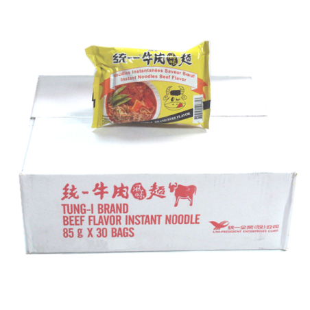 Mỳ bò TUNG-I thùng carton 30x85g Đài Loan