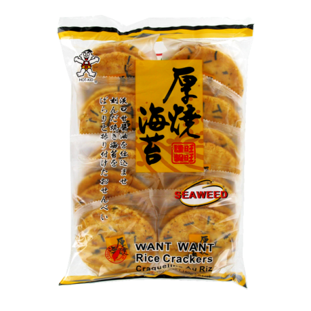 Cracker von reis in der alge WANT WANT 160g Taiwan