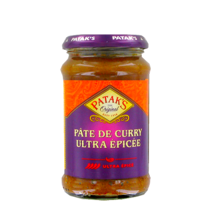 Pasta de Curry extra caliente PATAK 283 g Reino Unido