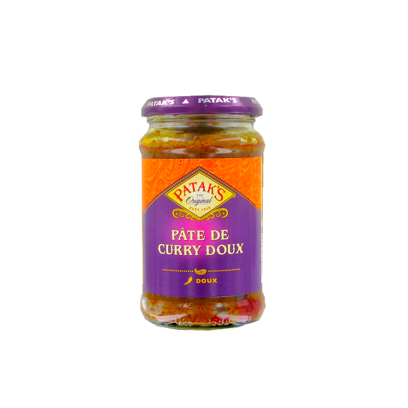 Curry paste mild PATAK'S 283g Royaume-Uni Curry paste mild PATAK'S 283g Royaume-Uni