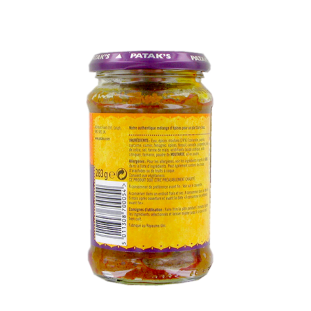 Curry paste mild PATAK'S 283g Royaume-Uni