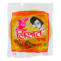 Papadum comino LIJJAT 200g India