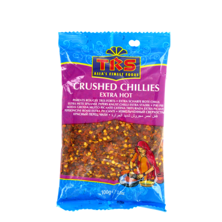 Triturado de pimiento rojo muy fuerte TRS 100g India