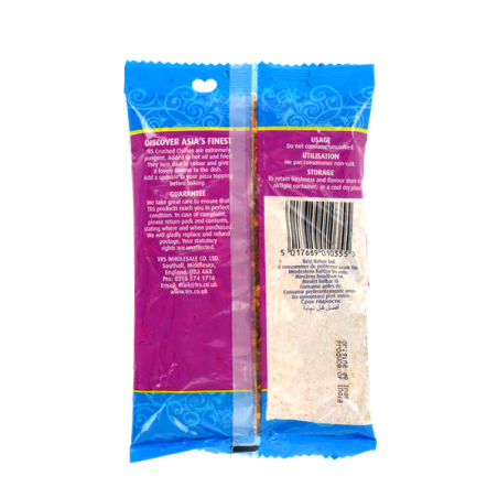 Triturado de pimiento rojo muy fuerte TRS 100g India