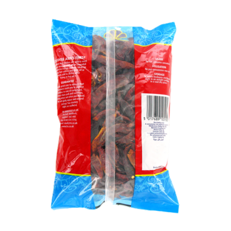 Piment long sec entier TRS 150g Royaume-Uni