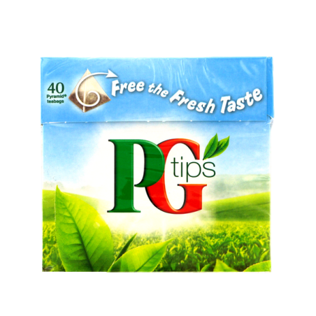 Thé indien PG Tips 40 sachets 125g Royaume-Uni