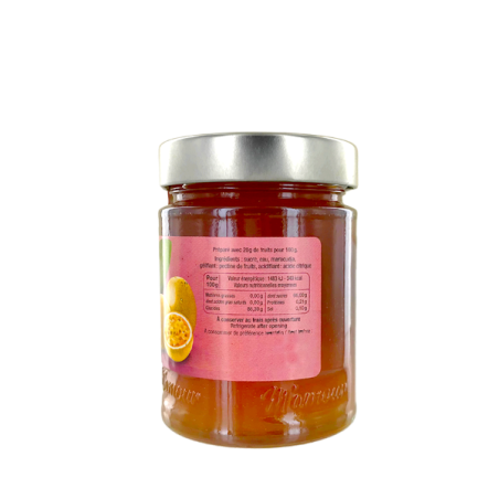 Gelee extra passion maracudja M'AMOUR 325g Guadeloupe