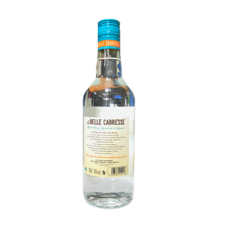 Rượu rum trắng nông nghiệp LA BELLE CABRESSE 700ml 50° Guyana