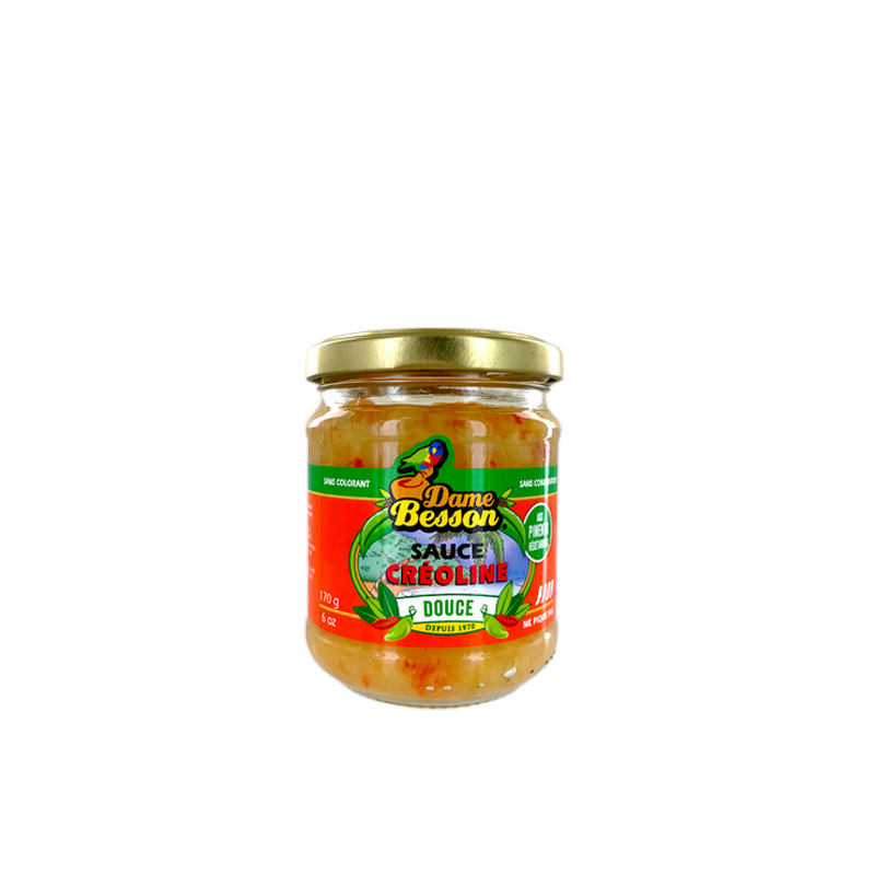 Sauce créoline douce DAME BESSON 170g Guadeloupe