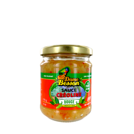 Sauce créoline piquante DAME BESSON 170g Guadeloupe