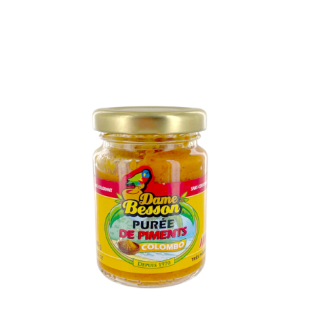 Purée de piments Colombo DAME BESSON 90g Guadeloupe