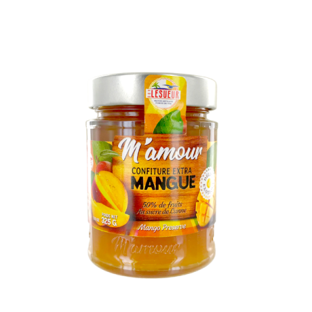 M'AMOUR extra mango jam 325g Guadeloupe