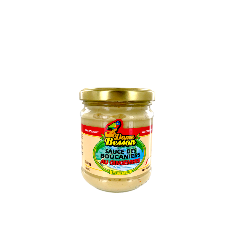 Sauce des boucaniers au gingembre DAME BESSON 170g Guadeloupe
