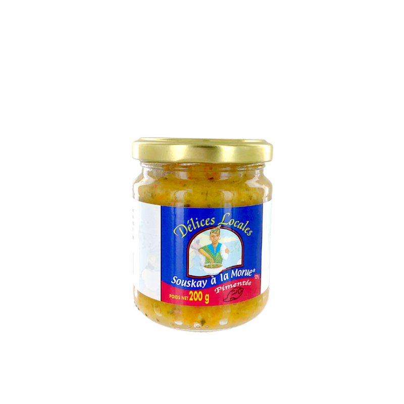Souskay de Morue et de Colin pimentée DELICES LOCALES 200g Martinique