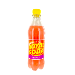 ROYAL SODA Erfrischungsgetränk mit tropischem Geschmack, 500 ml, Martinique