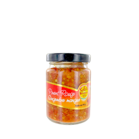 Pâte piment rouge gingembre mangue SOLEIL REUNION 90g Réunion