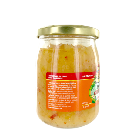 Sauce créoline originale DAME BESSON 500g Guadeloupe