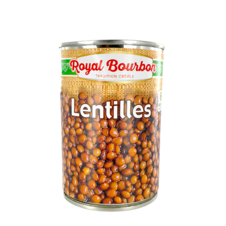 Lentilles naturel ROYAL BOURBON 400g Réunion