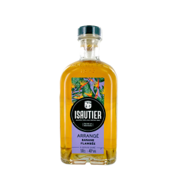 Rượu mùi Flambée Chuối Sắp xếp Rượu mùi ISAUTIER 500ml 40° Réunion