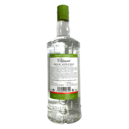 Landwirtschaftlicher weißer Rum CLEMENT 1L 50° Martinique