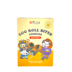 Biscuit aux œufs et cacao roule TAIWAN VILLAGE 30g Taiwan