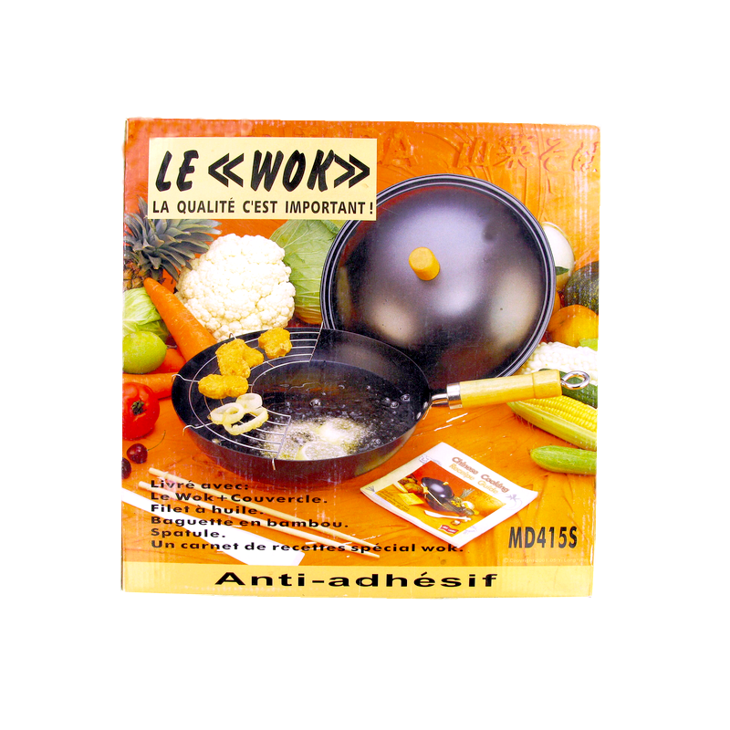 Wok set 6pcs 12" - Chine Wok set 6pcs 12" - Chine