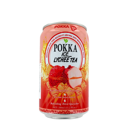 Boisson thé glacé au litchi POKKA 330ml Singapour