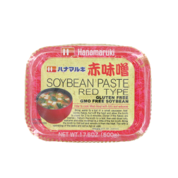 La pasta de Miso Oscurece HANAMARUKI 500g Japón