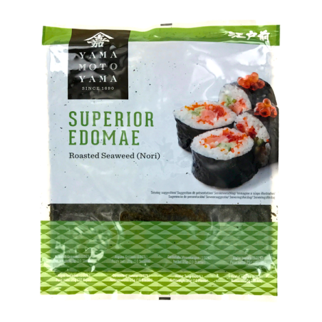 Feuilles d'algue nori pour sushi YAMAMOTOYAMA 25g Corée du Sud