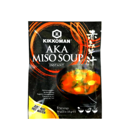 Súp miso aka tức thì KIKKOMAN 30g Nhật Bản