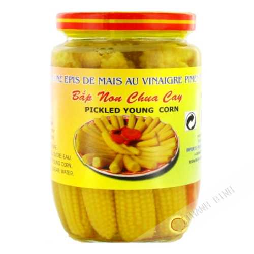 Pickled young corn vinegar spicy DRAGON GOLD 390g Vietnam