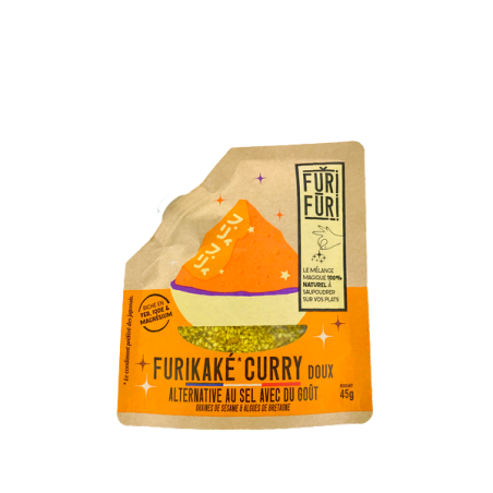 Furikaké condimento para arroz curry suave FURI 45g Francia