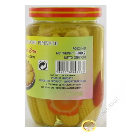 Pickled young corn vinegar spicy DRAGON GOLD 390g Vietnam