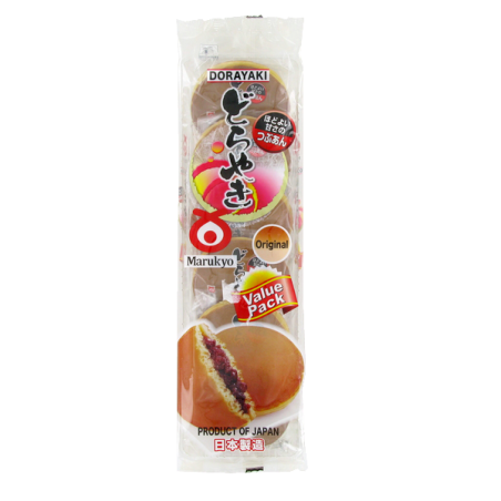 Gâteau haricots rouges Dorayaki 6pcs MARUKYO 318g Japon